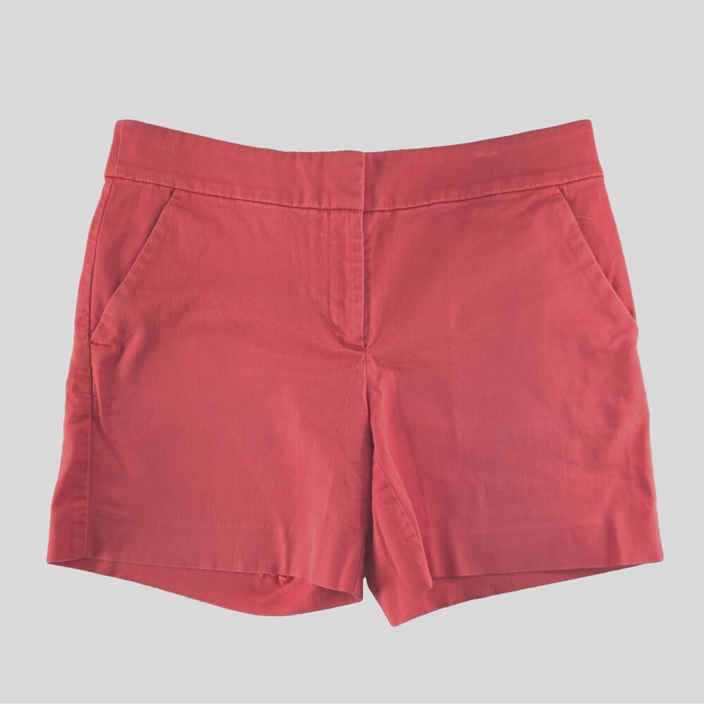 Loft The Riviera Shorts Women’s Size 2 Chino Salmon Pink 5.5" inseam Stretch